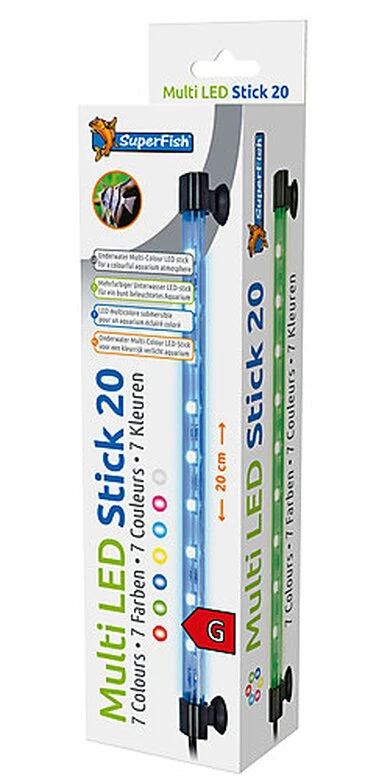 Superfish - Multi Led Stick Pour Aquarium - 20cm/2W 3 Superfish - Multi Led Stick Pour Aquarium - 20cm/2W