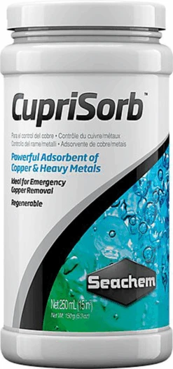 Seachem - CupriSorb Adsorbant De Cuivre Et Métaux Pour Aquarium - 250ml