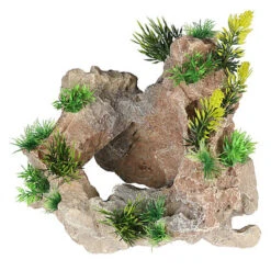 Aquadella - Décoration Green Limestone Pour Aquarium - 24x20x21,5cm