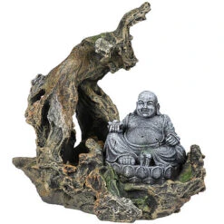 Aquadella - Décoration Branche Buddha Pour Aquarium - 24x14,5x22cm