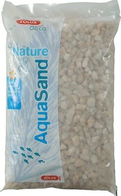 Zolux - Gravier Décoratif Aquasand Nature Jaune Pour Aquarium - 4,5Kg