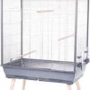 Zolux - Cage Neolife Gris Pour Oiseaux - 80cm 2 Zolux - Cage Neolife Gris Pour Oiseaux - 80cm -Magasin De Fournitures Pour Animaux De Compagnie 76300